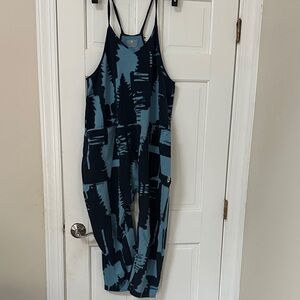 Free People Hot Shot Onesie Patterned Jumpsuit